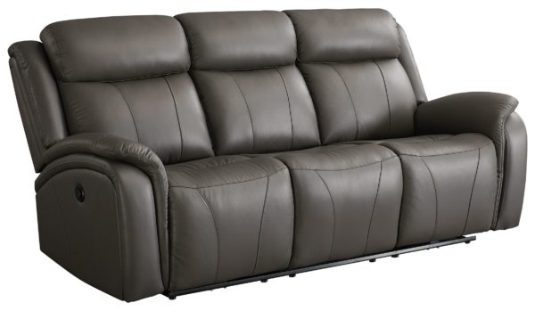 Chasewood - Dark Gray - Reclining Power Sofa