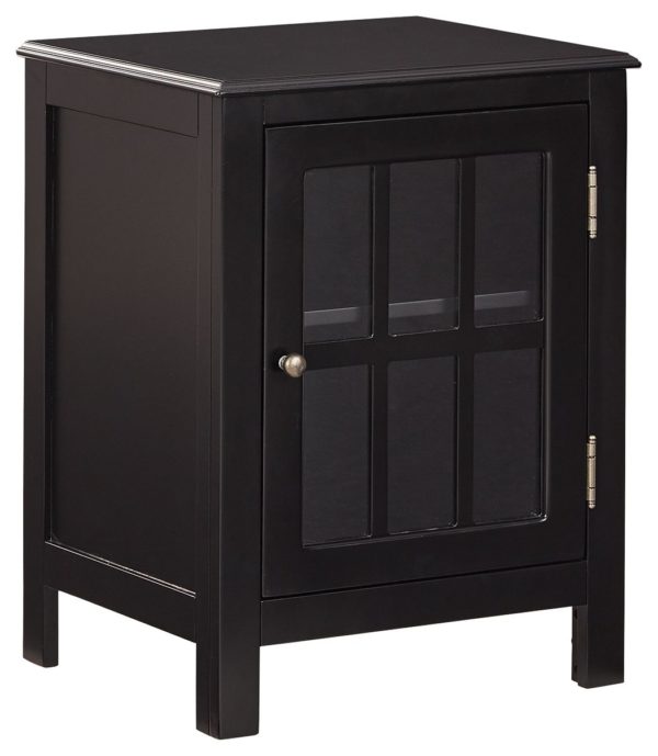 Opelton - Black - Accent Cabinet