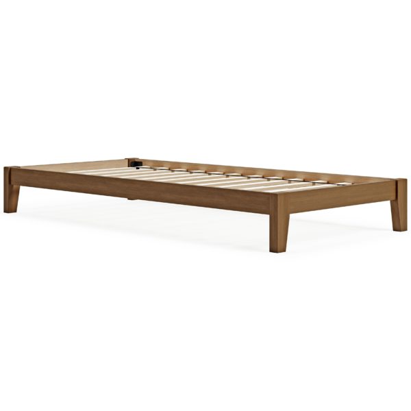 Tannally - Light Brown - Twin Platform Bed