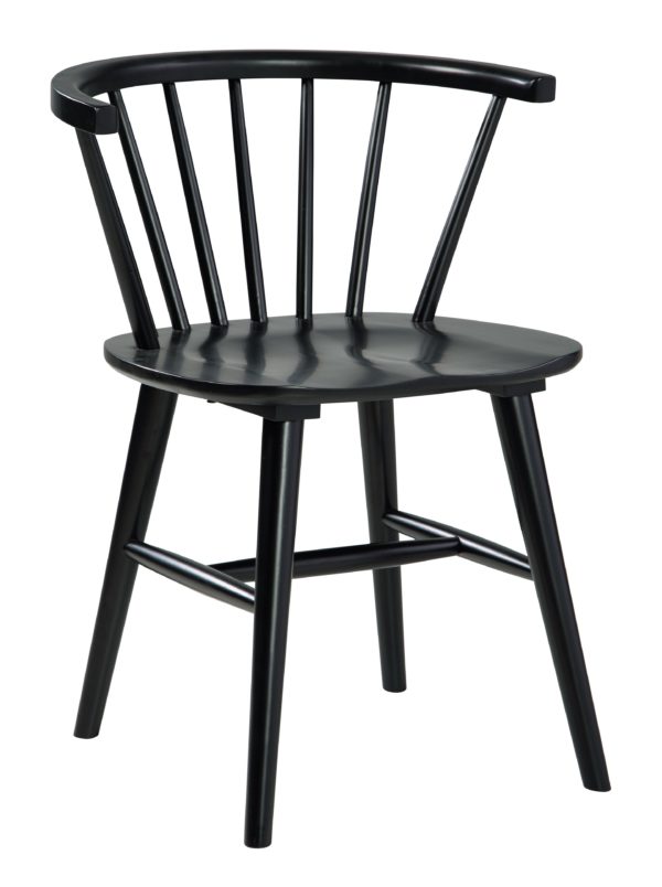 Otaska - Black - Dining Room Side Chair (2/CN)