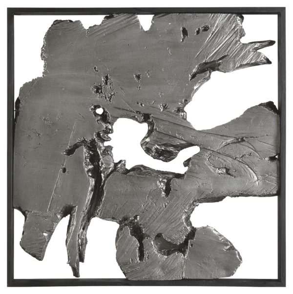 Fabiana - Black/Silver Finish - Wall Decor