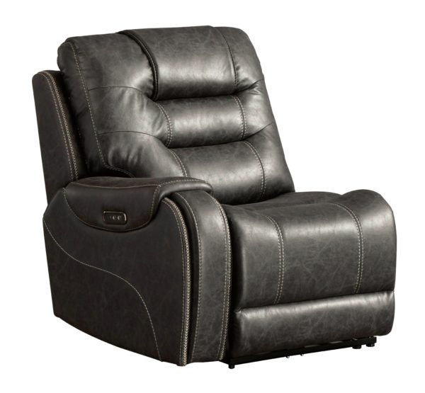 Wasson - Gray - LAF Zero Wall Power Recliner