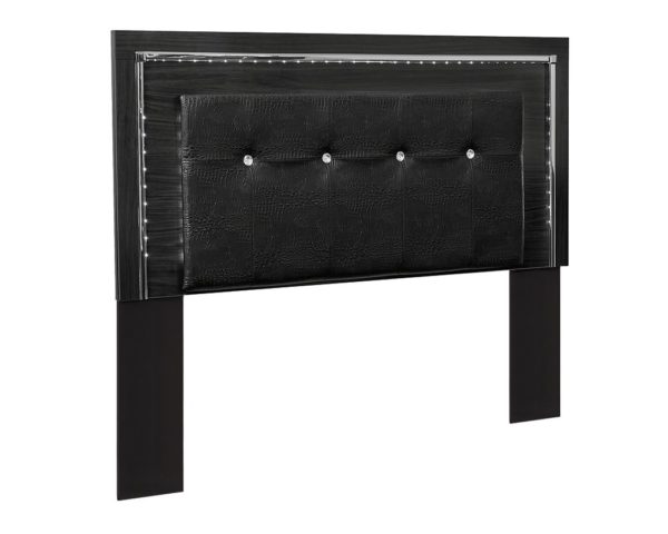 Kaydell - Black - Queen UPH Panel Headboard