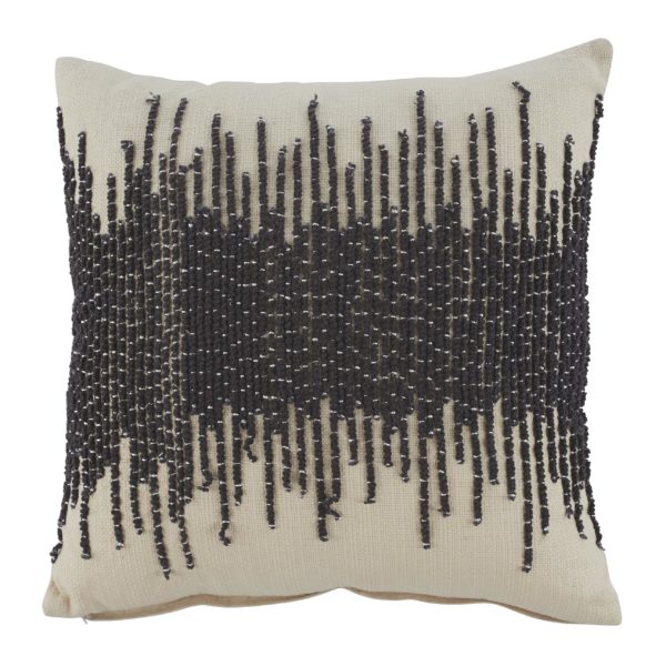 Warneka - Charcoal/Cream - Pillow (4/CS)