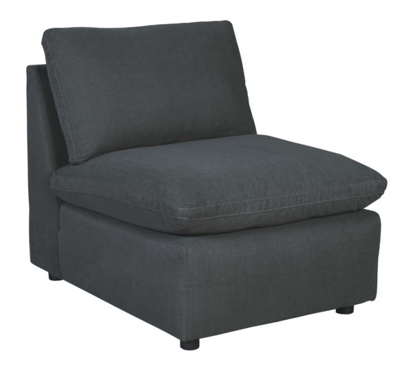 Savesto - Charcoal - Armless Chair