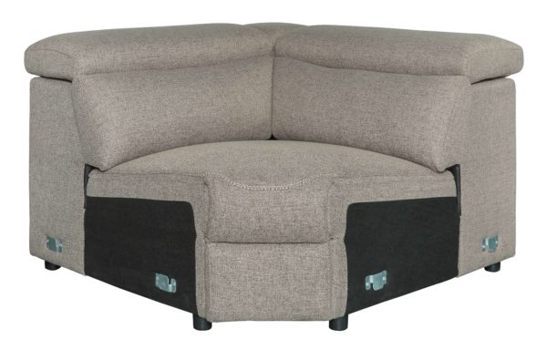 Mabton - Gray - Wedge with Manual Headrest
