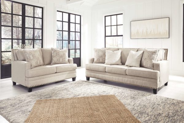 Claredon - Linen - 2 Pc. - Sofa, Loveseat