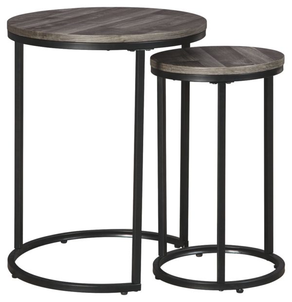 Briarsboro - Black/Gray - Accent Table Set (2/CN)