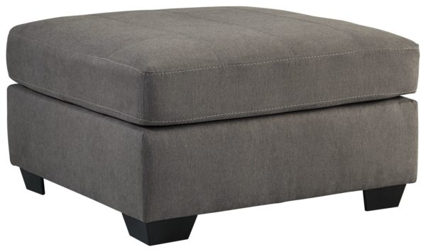 Maier - Charcoal - Oversized Accent Ottoman