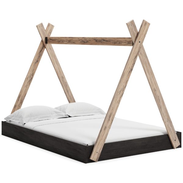 Piperton - Brown / Black - Full Tent Complete Bed in Box