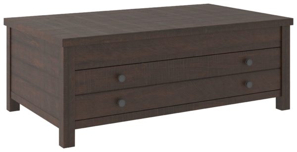 Camiburg - Warm Brown - LIFT TOP COCKTAIL TABLE