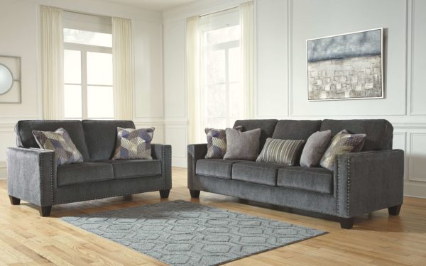 Gavril - Smoke - 2 Pc. - Sofa, Loveseat
