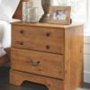 Bittersweet - Light Brown - Two Drawer Night Stand - Image 2