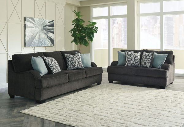 Charenton - Charcoal - 2 Pc. - Sofa, Loveseat