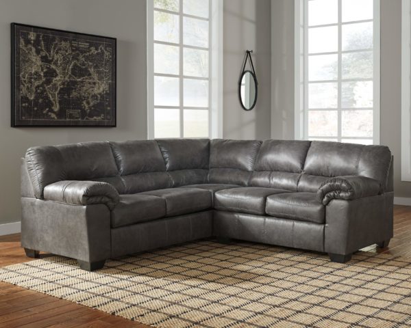 Bladen - Slate - Left Arm Facing Sofa, Right Arm Facing Loveseat Sectional