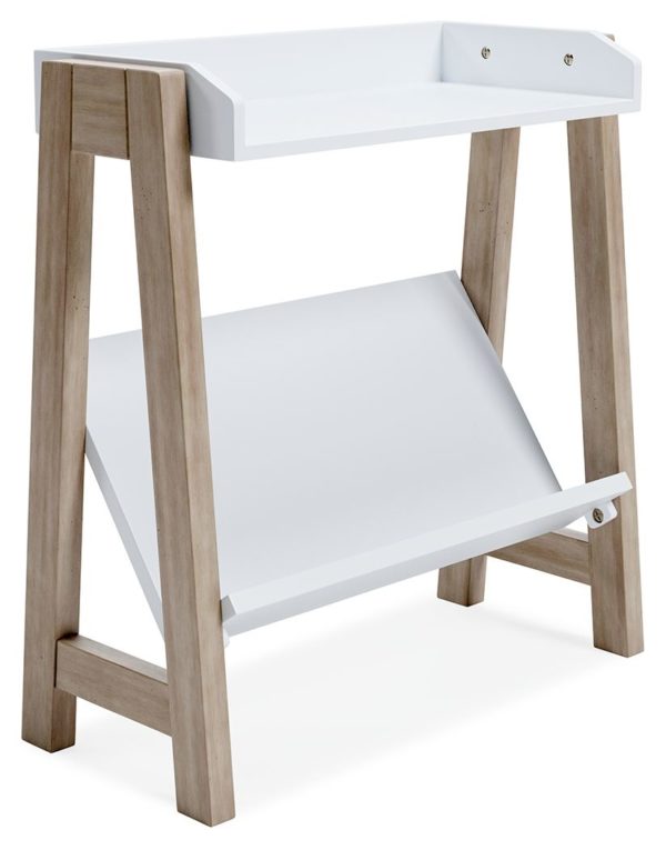 Blariden - White/Tan - Small Bookcase