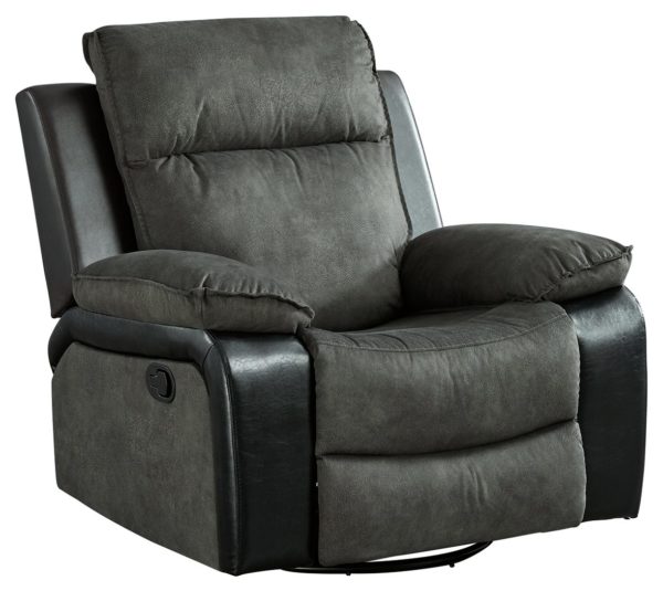 Woodsway - Gray - Swivel Glider Recliner
