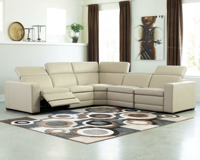 Texline Sand Power Reclining Sectional Davis Home Furnishings and Flooring