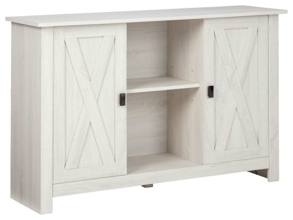Turnley - Distressed White - Accent Cabinet