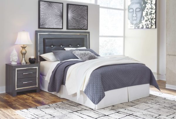 Lodanna - Gray - Queen UPH Panel Headboard