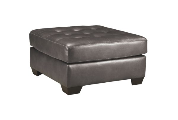 Alliston - Gray - Oversized Accent Ottoman