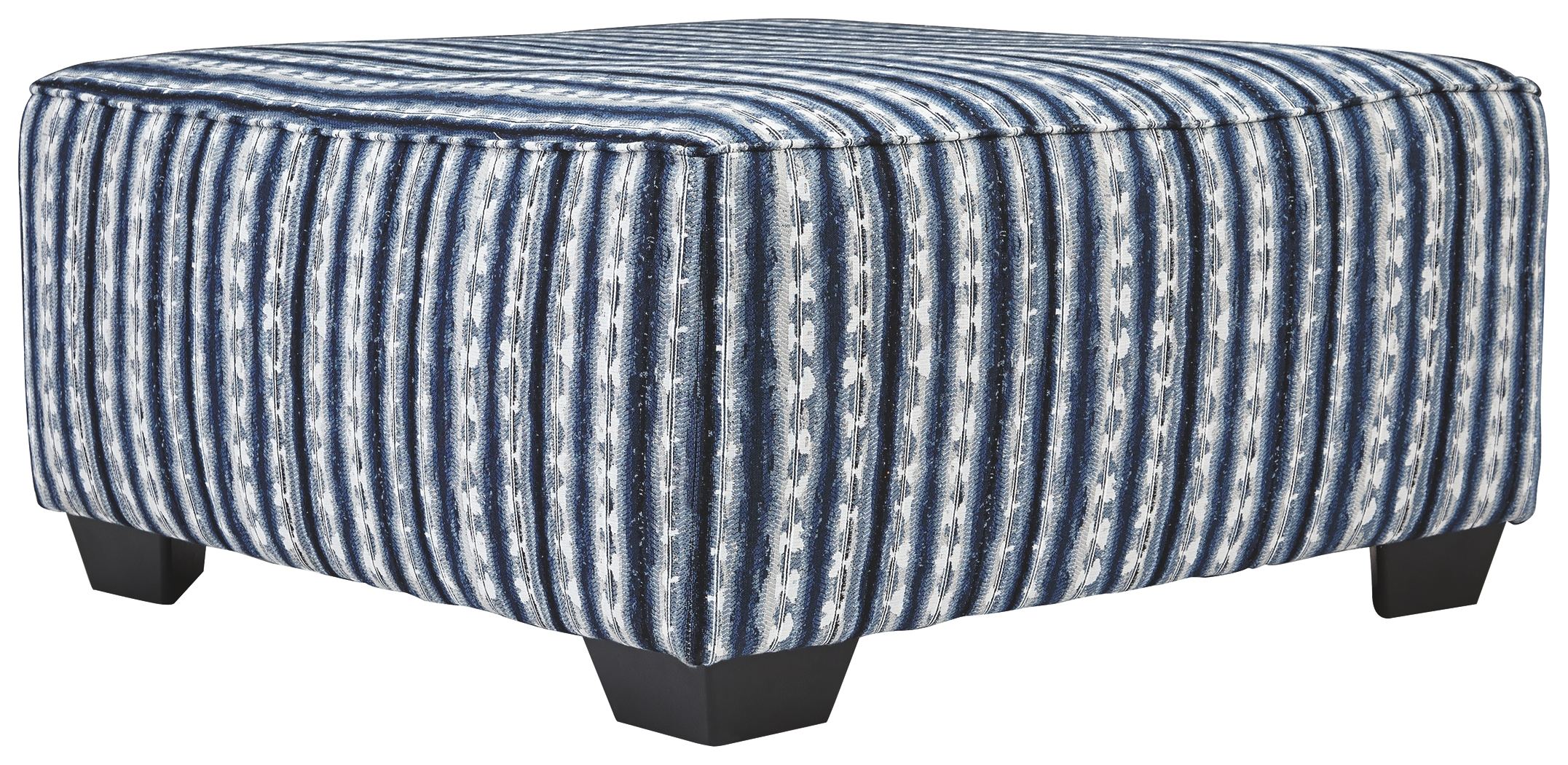 Kiessel - Indigo - Oversized Accent Ottoman