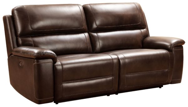 Wentler - Brown - PWR REC Sofa with ADJ Headrest